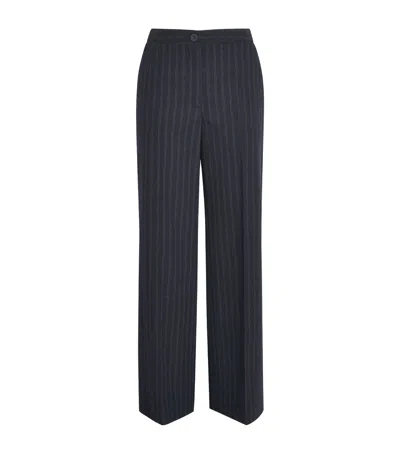 Claudie Pierlot Wool-blend Pinstripe Tailored Trousers