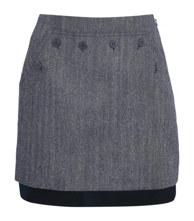 Claudie Pierlot Wool-blend Tweed Mini Skirt