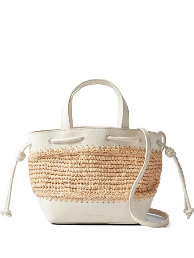 Claudie Pierlot Woven Handle Tote Bag In Multi
