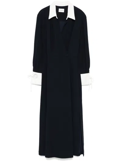 Claudie Pierlot Wrap Midi Dress In Divers