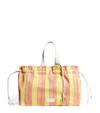 Claudie Pierlot Xl Leather-trim Striped Tote Bag