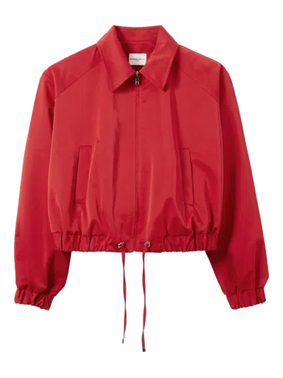 Claudie Pierlot Zip-fastening Jacket In Red