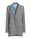 Claudie Woman Blazer Black Size M Polyester, Virgin Wool, Elastane In Black