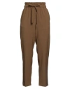 Claudie Woman Pants Military Green Size M Wool, Polyester, Acrylic, Synthetic Fibers, Virgin Wool