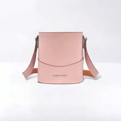 Claudio Civitico Pink Bucket Bag