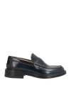 Claudio Marini Woman Loafers Midnight Blue Size 6 Leather In Blue