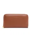 Claudio Orciani Brown Zip-around Wallet In Brown