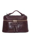 Claudio Orciani Caffe Python Effect Mini Bag In Black