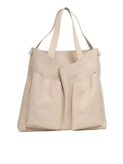 Claudio Orciani Hand Held Bag. In Beige