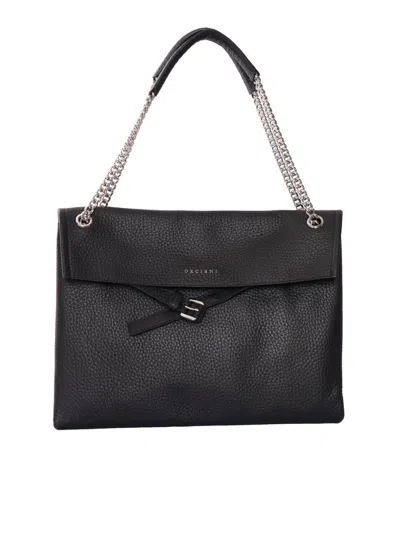 Claudio Orciani Hand Held Bag. In Black