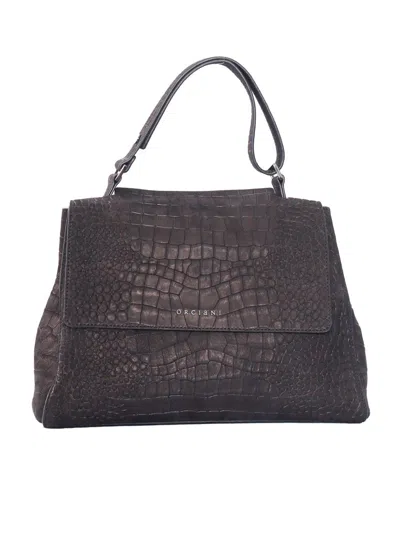Claudio Orciani Hand Held Bag. In Black