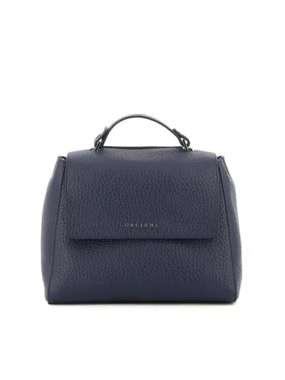 Claudio Orciani Hand Held Bag. In Blue