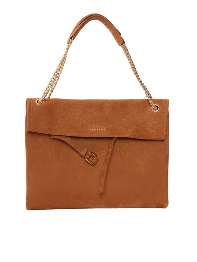 Claudio Orciani Hand Held Bag. In Brown