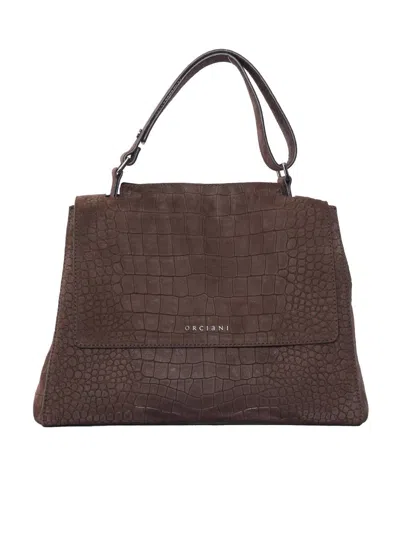 Claudio Orciani Hand Held Bag. In Brown