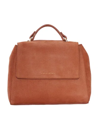 Claudio Orciani Hand Held Bag. In Brown