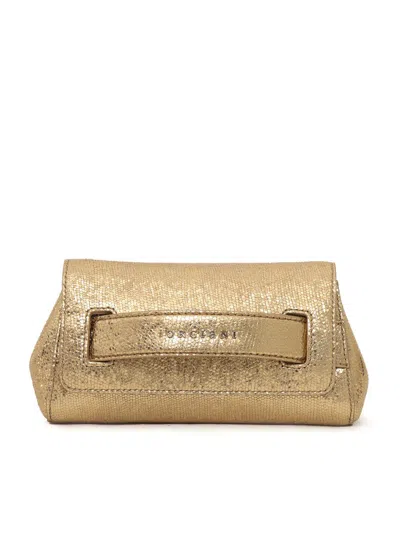 Claudio Orciani Hand Held Bag. In Gold