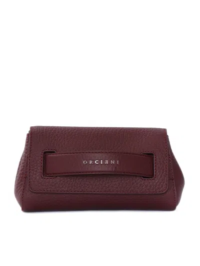 Claudio Orciani Hand Held Bag. In Red