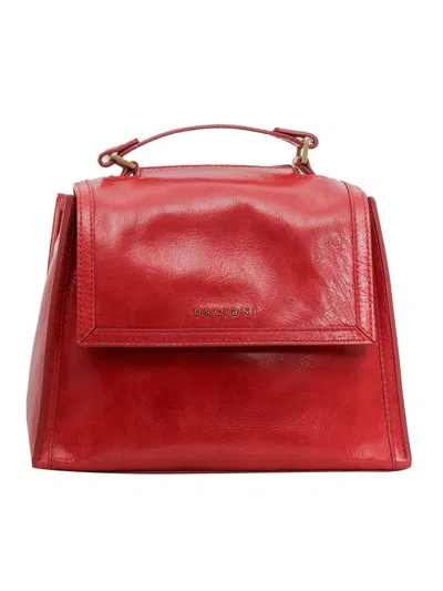Claudio Orciani Hand Held Bag. In Red