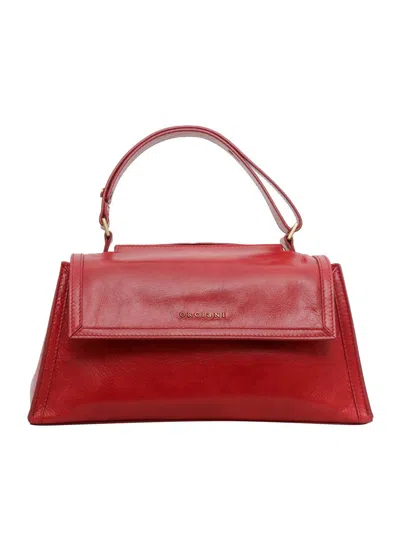 Claudio Orciani Hand Held Bag. In Rosso