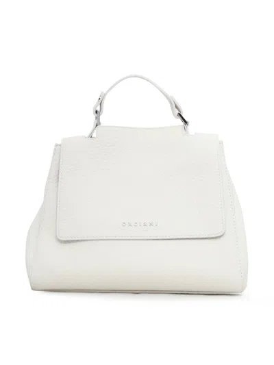 Claudio Orciani Hand Held Bag. In White