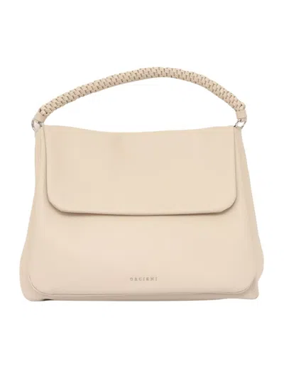 Claudio Orciani Hand Held Bag. In White