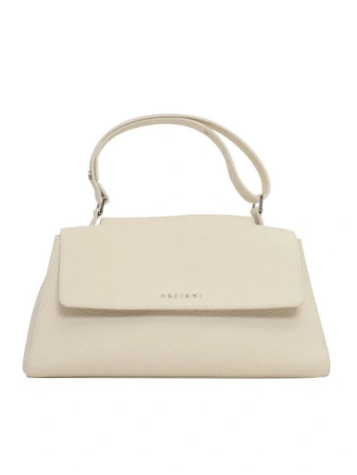 Claudio Orciani Hand Held Bag. In White