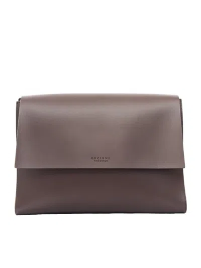 Claudio Orciani Shoulder Bag In Brown
