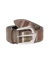 Claudio Orciani Smooth Finish Leather Belt With Classic Rectangular Buckle In Brown