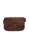 Claudio Orciani Structured Handbag In Smooth Calf Leather With Minimalist Design In Brown