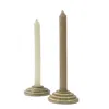 Clay And Limes Grey Candle Sticks In Gray