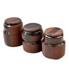 Clay And Limes Red / Brown Handmade Ceramic Jar Trio In Multi