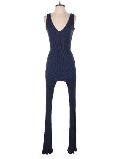 Pre-owned Clayton Jumpsuit In Blue