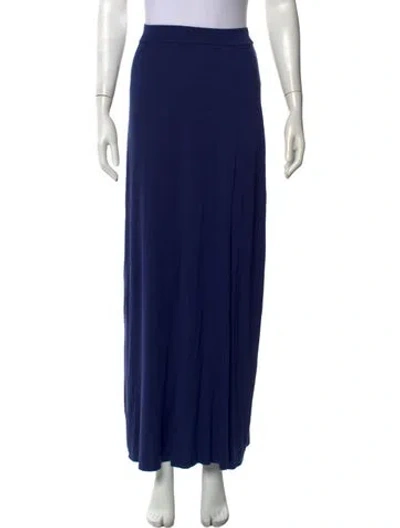 Pre-owned Clayton Long Skirt In Blue