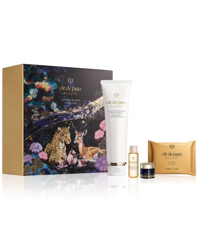 CLÉ DE PEAU BEAUTÉ 4-PC. CLEANSE & BALANCE SKIN CARE SET