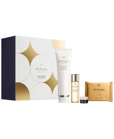 Clé De Peau Beauté 4-pc. Softening Cleansing Foam Set In Transparent