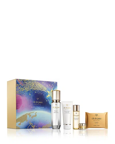 Clé De Peau Beauté Cle De Peau Beaute Brighten, Hydrate & Plump Collection Skincare Gift Set ($479 Value) In Transparent
