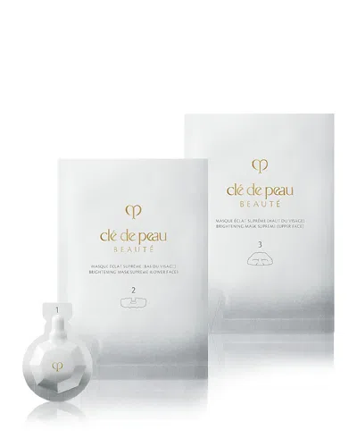 Clé De Peau Beauté Cle De Peau Beaute Brightening Mask Treatment Supreme, Set Of 6 In White