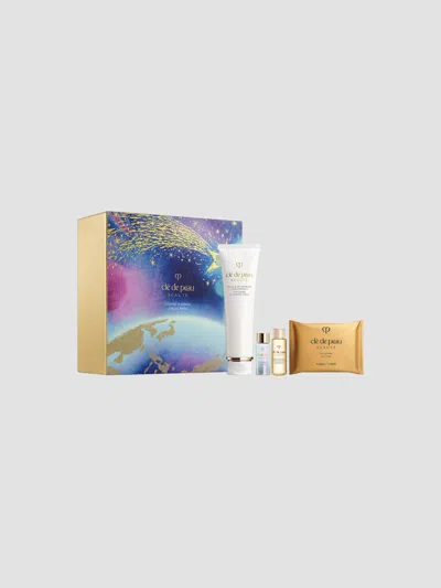 Clé De Peau Beauté Cleanse & Renew 4-piece Collection In Transparent