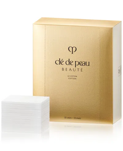 Clé De Peau Beauté Cotton, 120 Sheets In Transparent