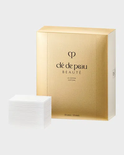 Clé De Peau Beauté Cotton Facial Pads, 120 Pieces