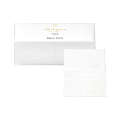 Clé De Peau Beauté Cotton Trial Size (36 Sheets) In White