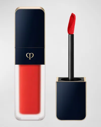 Clé De Peau Beauté Cream Rouge Matte Liquid Lipstick In 117 Flamingo Flower