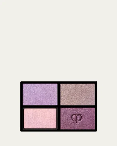 Clé De Peau Beauté Eye Color Quad - Refill In 12 Purple Ocean Twilight