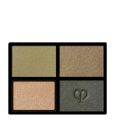 Clé De Peau Beauté Eye Colour Shadow Quad In 10 Sea Grass
