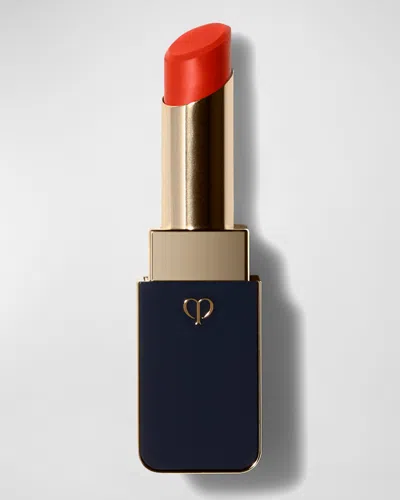 Clé De Peau Beauté Lipstick Shine In Red-orange Rebel