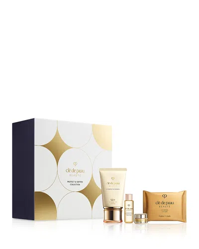 Clé De Peau Beauté Cle De Peau Beaute Protect & Soften Collection Gift Set In Transparent