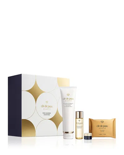 Clé De Peau Beauté Cle De Peau Beaute Pure Cleansing Collection Gift Set In Transparent
