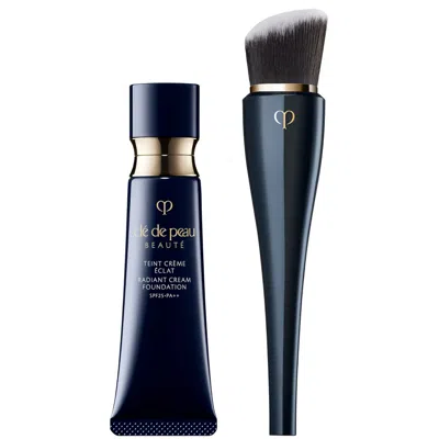 Clé De Peau Beauté Radiant Cream Foundation 21ml & High Coverage Foundation Brush (various Shades) (worth £188) - B10