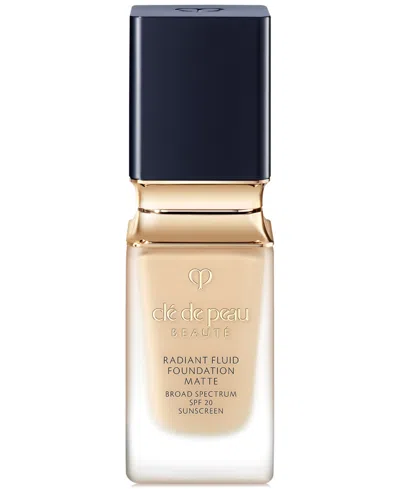 Clé De Peau Beauté Radiant Fluid Foundation Matte Broad Spectrum Spf 20 Sunscreen
