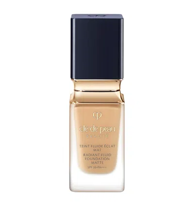 Clé De Peau Beauté Radiant Fluid Foundation Matte In Brown